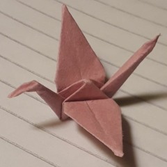 Orizuru In A Notebook