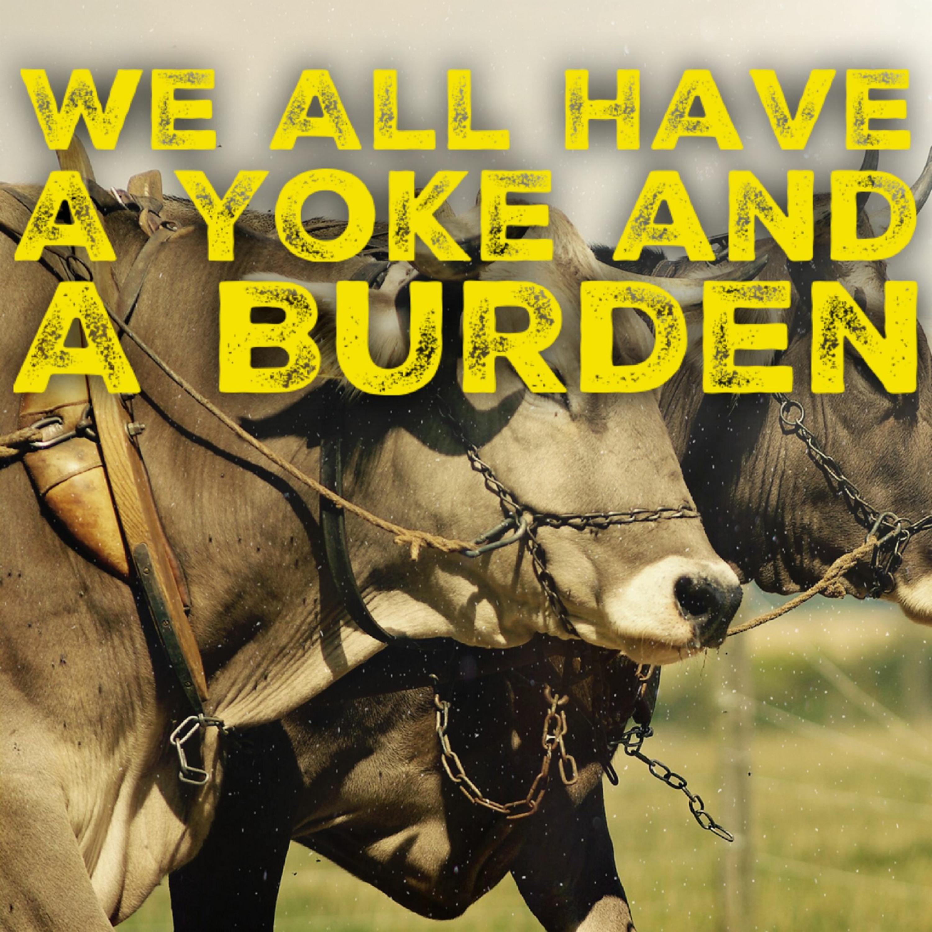 8/27/23 -  We All Have A Yoke And A Burden episode artwork