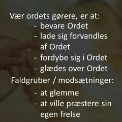 2021-05-09 - Troens reaktion – Vær Ordets gørere, Jak 1,22-25, v. Andreas Rønne Søndberg