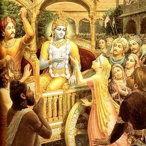 Śrīmad Bhāgavatam- Canto 1- Cap.8 (somente Versos) #SB 17 *Orações Rainha Kuntī e salvação Pariksit*