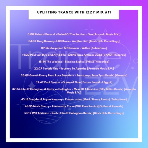Uplifting Trance with Izzy mix #11