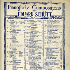 Eduard Schütt - Pensée à la nuit - Op. 107 No. 3