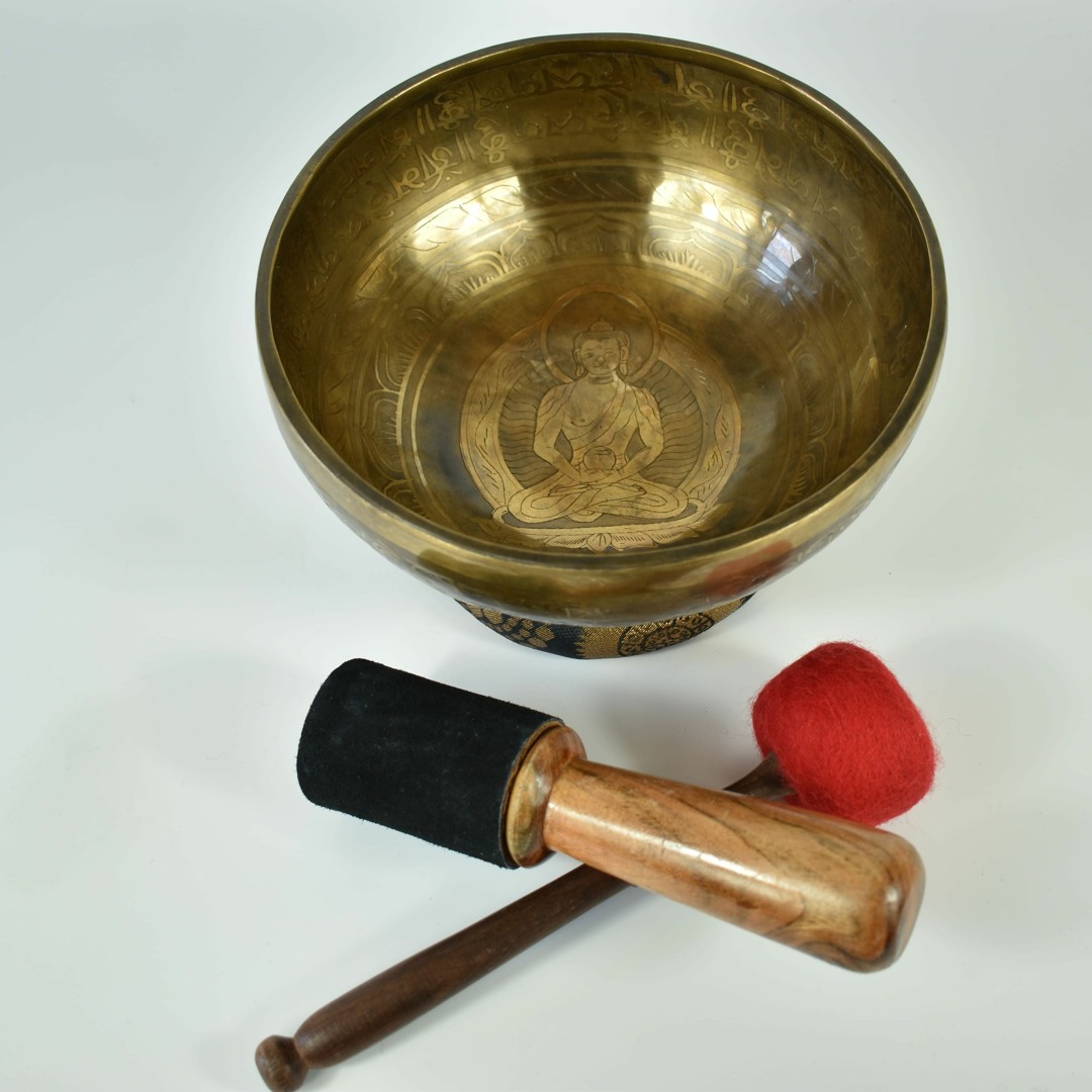 Klangschale Buddha Meditation 1413 Gr. 24 Cm