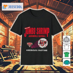 Jacksonville Jumbo Shrimp America's Pastime Logo T-Shirt