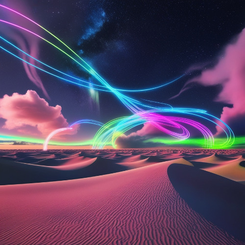 Neon Dreams in the Desert