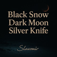 black snow dark moon silver knife- full length