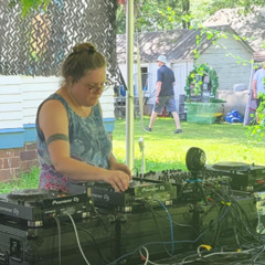 DJ MissElaineEos at The Great Beyond Over Yonder stage 2025