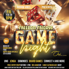 Freedom Fridays: Game Night Live Recording [feat. @mr.officialtv & @selectah_jasi] 🎲👾