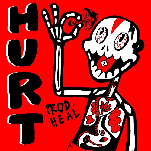 HURT by lil darkie but its bass boosted