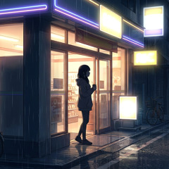 Corner Store at 1AM - Anime City Rain - LoFi Music