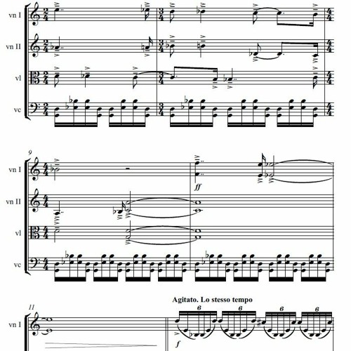 Pawel Strzelecki: 4. Finale [String Quartet No. 1 (2001)].