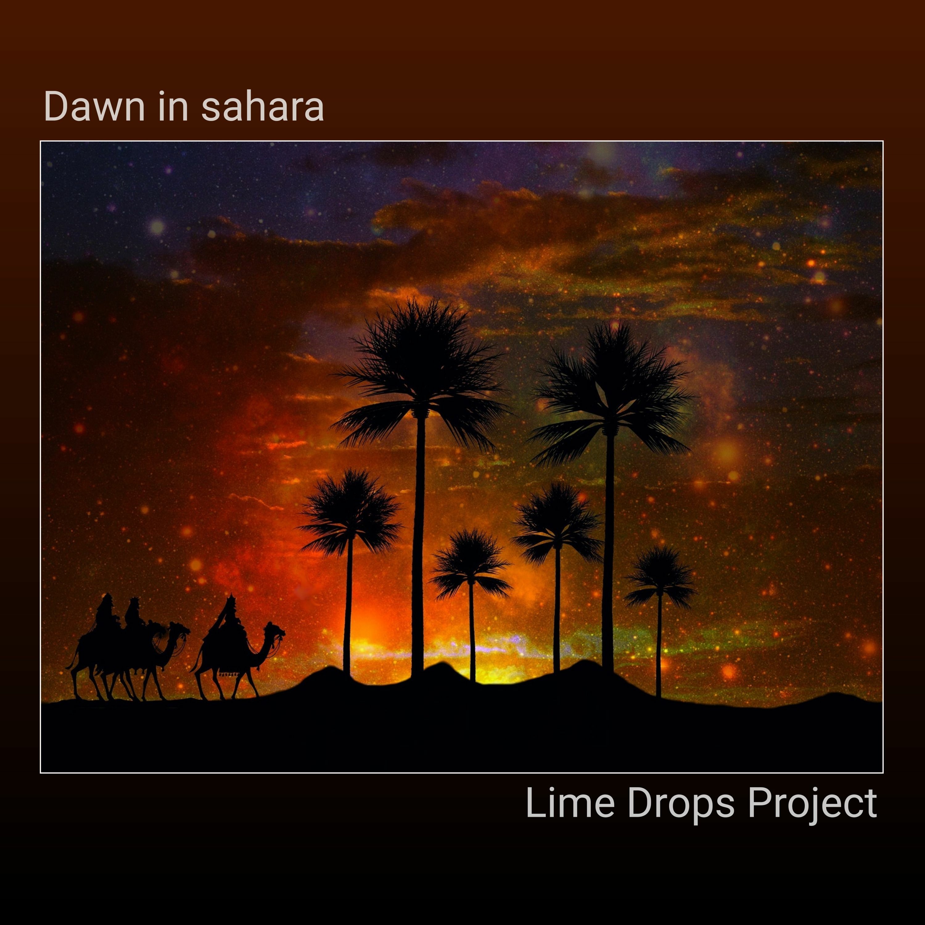 Dawn in sahara