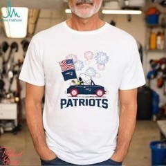 Snoopy Football Happy 4th Of July New England Patriots Shirt