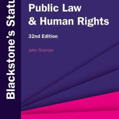 [DOWNLOAD] EPUB 🖍️ Blackstone's Statutes on Public Law & Human Rights (Blackstone's