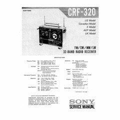 Sony Crf-150 Service Manual