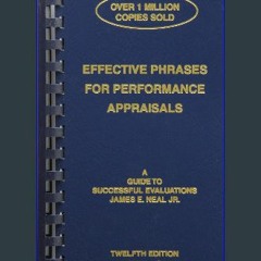 ((Ebook)) ❤ Effective Phrases for Performance Appraisals: A Guide to Successful Evaluations Book P