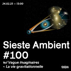 Sieste Ambient #100 w/ Vague imaginaires - La vie gravitationelle