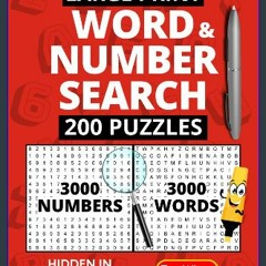 [PDF READ ONLINE] 📖 Big Letter Word Search and Number Search Puzzles for Adults and Seniors - Larg