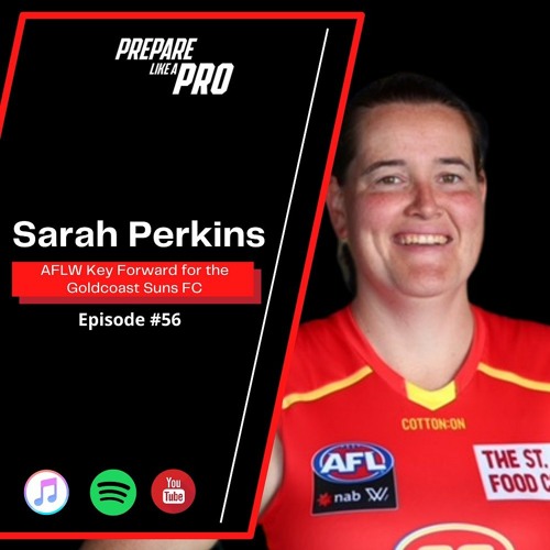 #56 - Sarah Perkins AFLW Key Forward for the Goldcoast Suns