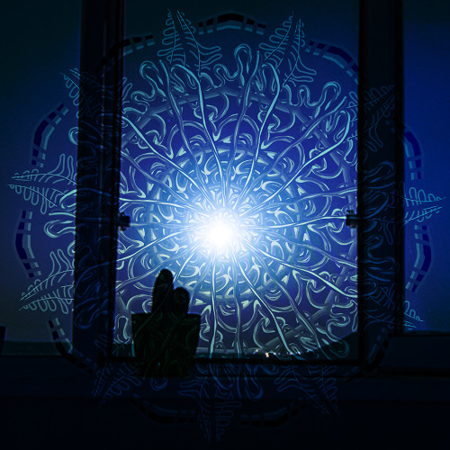 Blue Light in the Window