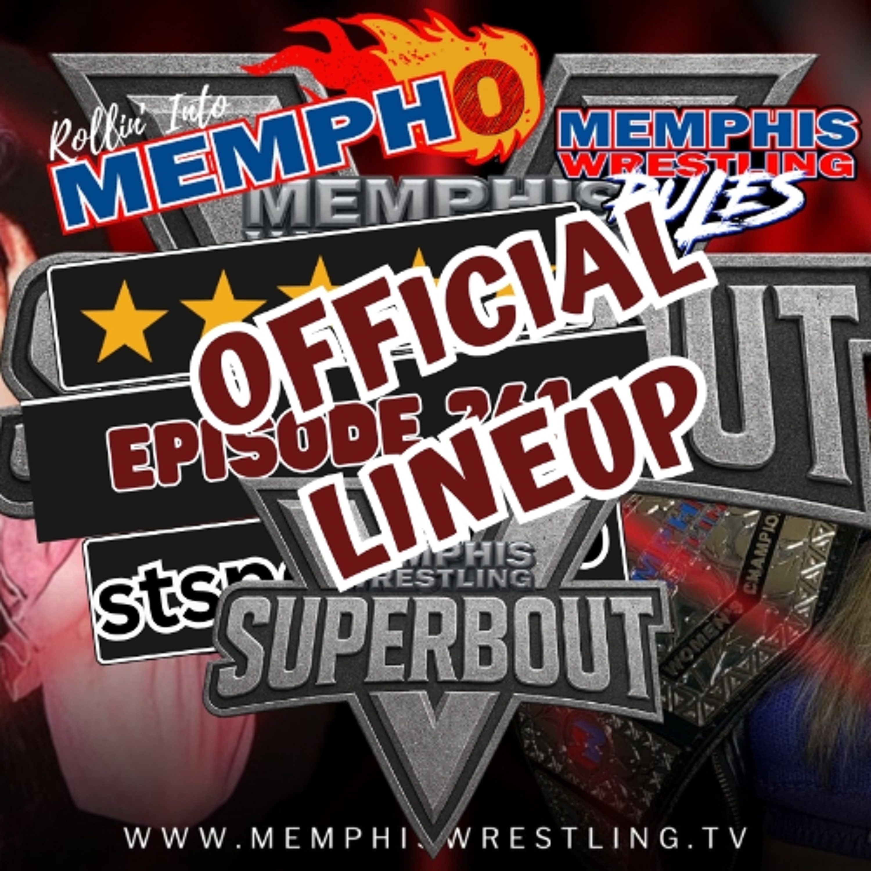 OFFICIAL LINEUP Memphis Wrestling, Episode 261 episode artwork