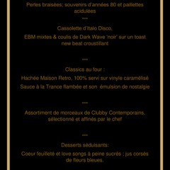 GUY-OHM's  NEW-YEARS EVE  MENU     2020-2021