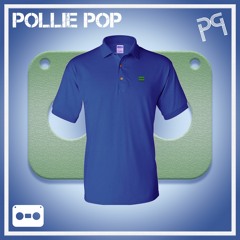 Pollie Pop Polo Blue Polo Green Tape
