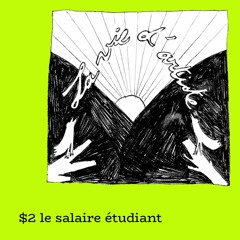 la vie d'artiste $2 - le salaire étudiant