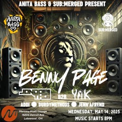 From Benny Page @ Mercury Music Lounge, 5/14/25 (House, Garage, Techno, DnB)