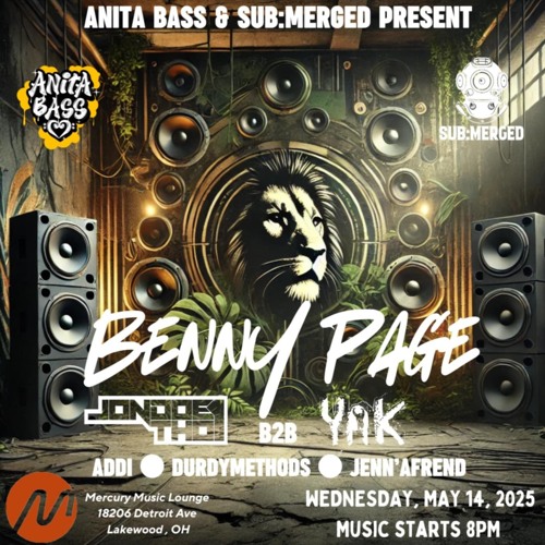 From Benny Page @ Mercury Music Lounge, 5/14/25 (House, Garage, Techno, DnB)