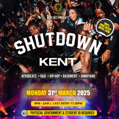 LIVE @ SHUTDOWN KENT || AFROBEATS/AMAPIANO || @DJMUNIIS