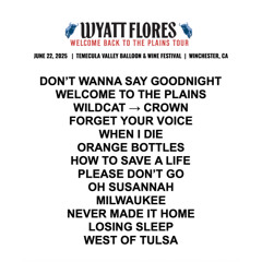 6.22.25 - Winchester, California - Temecula Valley Wine and Balloon Festival- Full Show