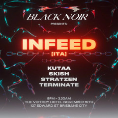 BLACK NOIR INFEED SUPPORT SET NOV 2024