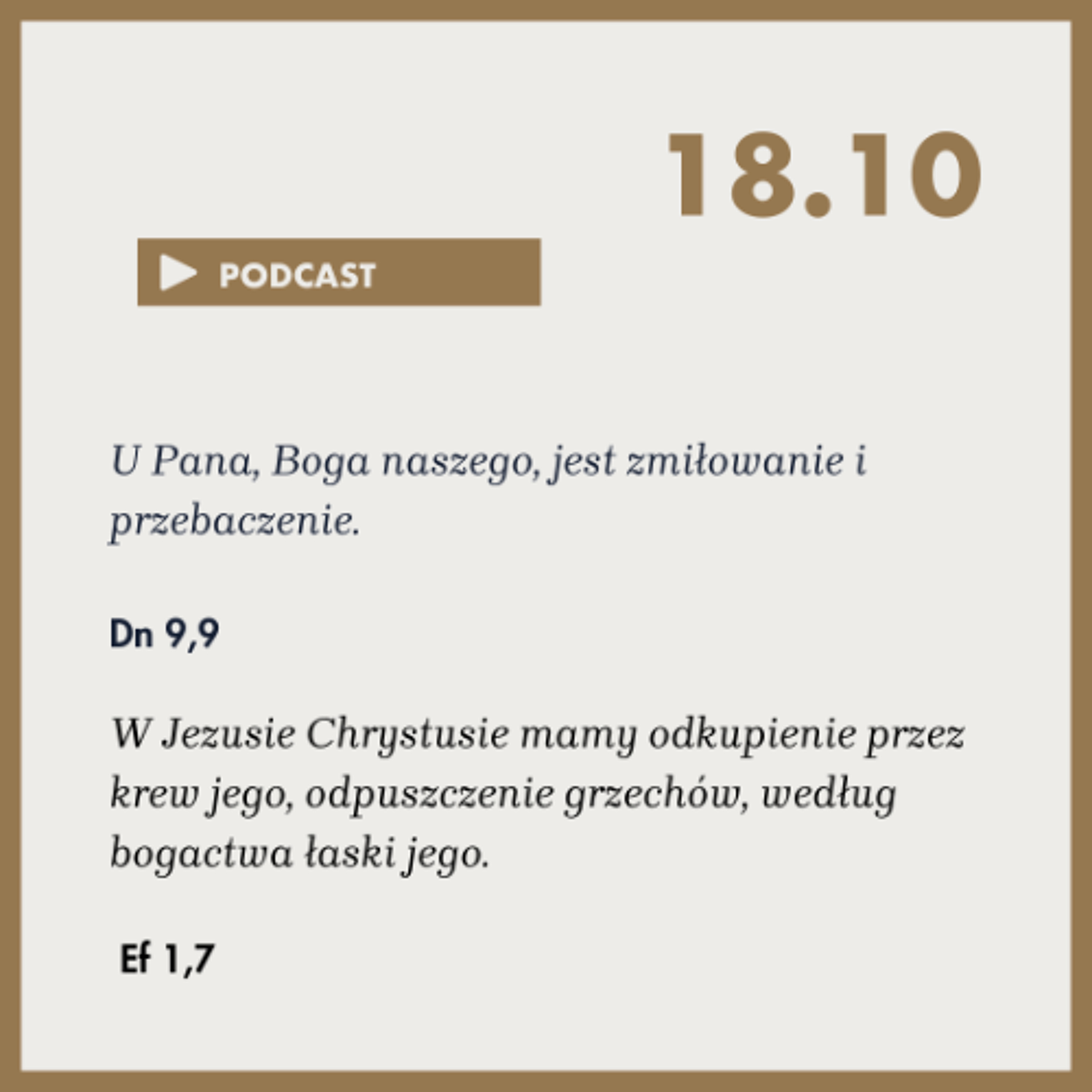 Poranek ze Słowem na 18 października 2025 episode artwork