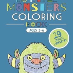 🌷PDF [EPUB] Big Little Monsters Coloring Book For Kids Big & Simple Coloring Pages 🌷