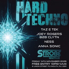 NESS - Hard Techno - Strobe Nightclub - 14/11/2025