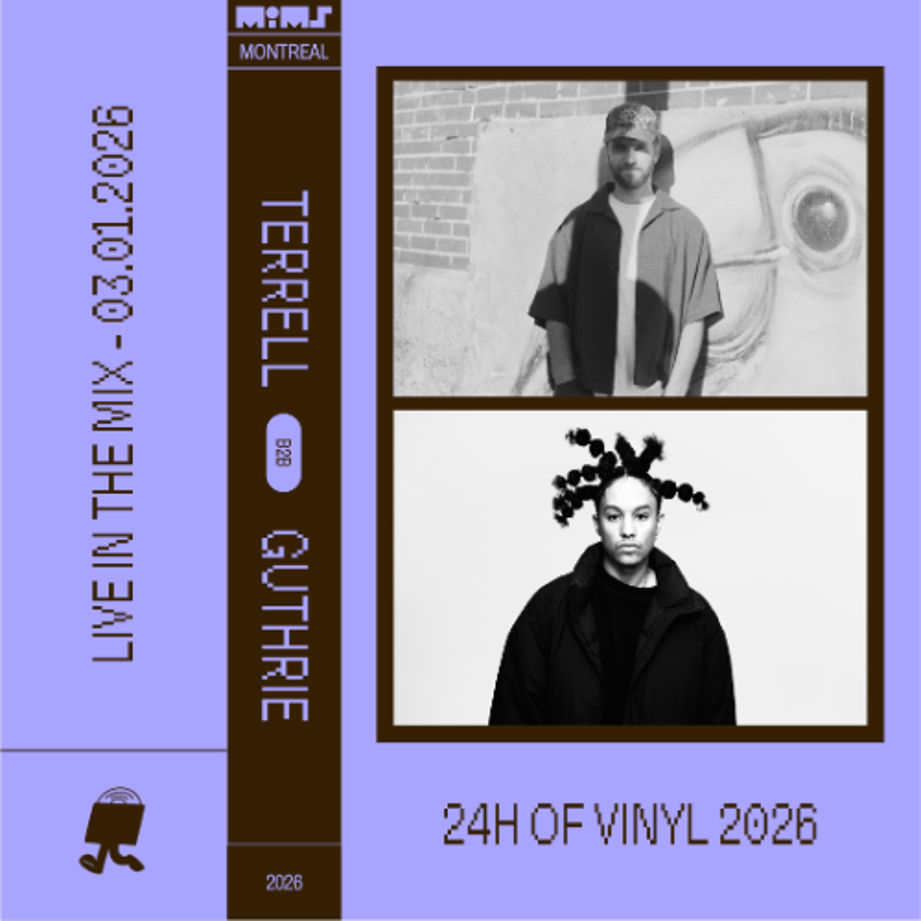 24 Hours of Vinyl 2026 — Terrell B2B Guthrie (Live Mix) episode artwork