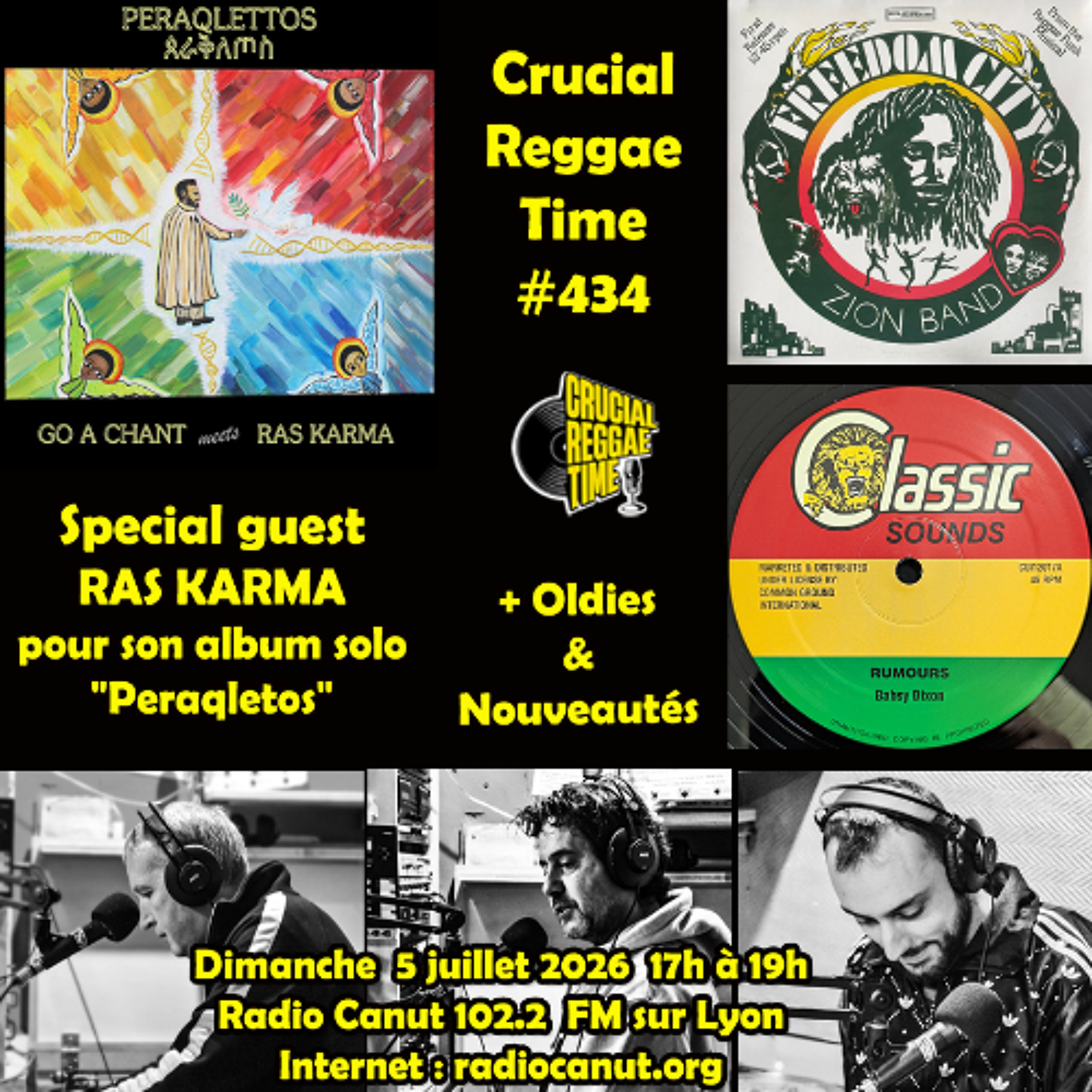 Crucial Reggae Time 434 05072026 Ras Karma + Oldies & Nouveautés episode artwork