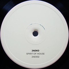 Jaeko - Spirit of House (Radio edit)