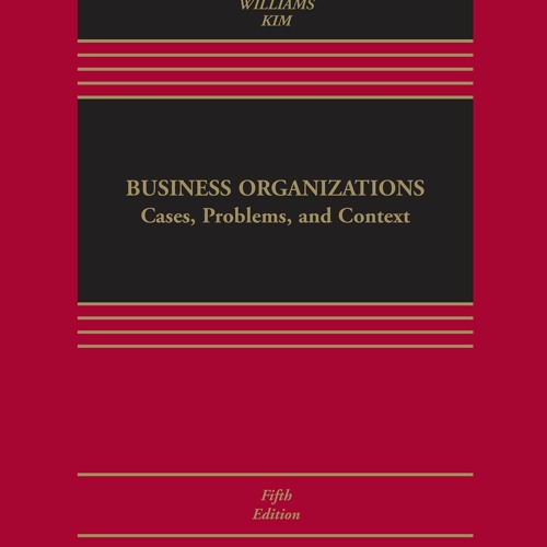 EPUB Download Business Organizations Cases, Problems, And Case Studies (Aspen