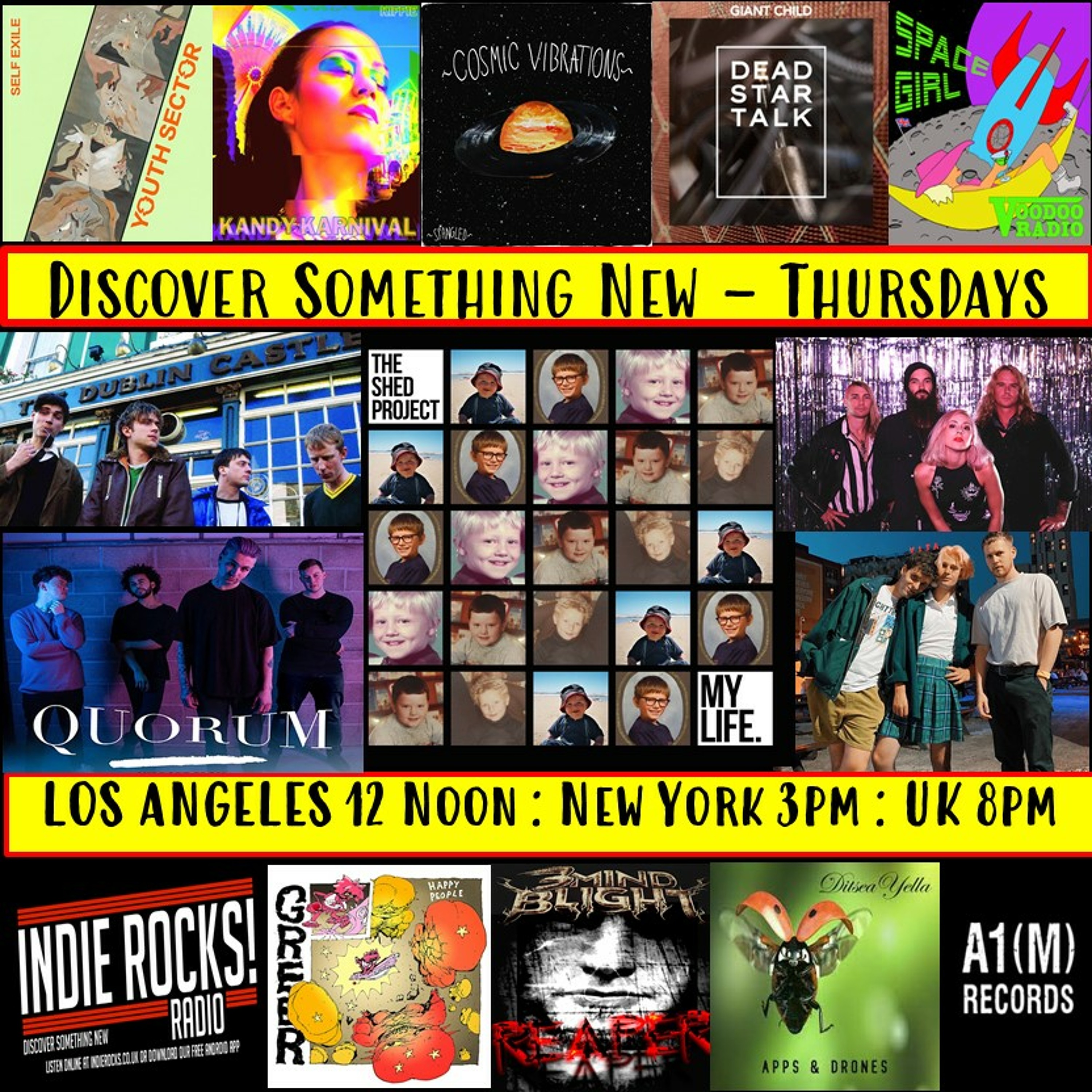 A1M new Music Show - Discover New Music - Indie Rocks Radio