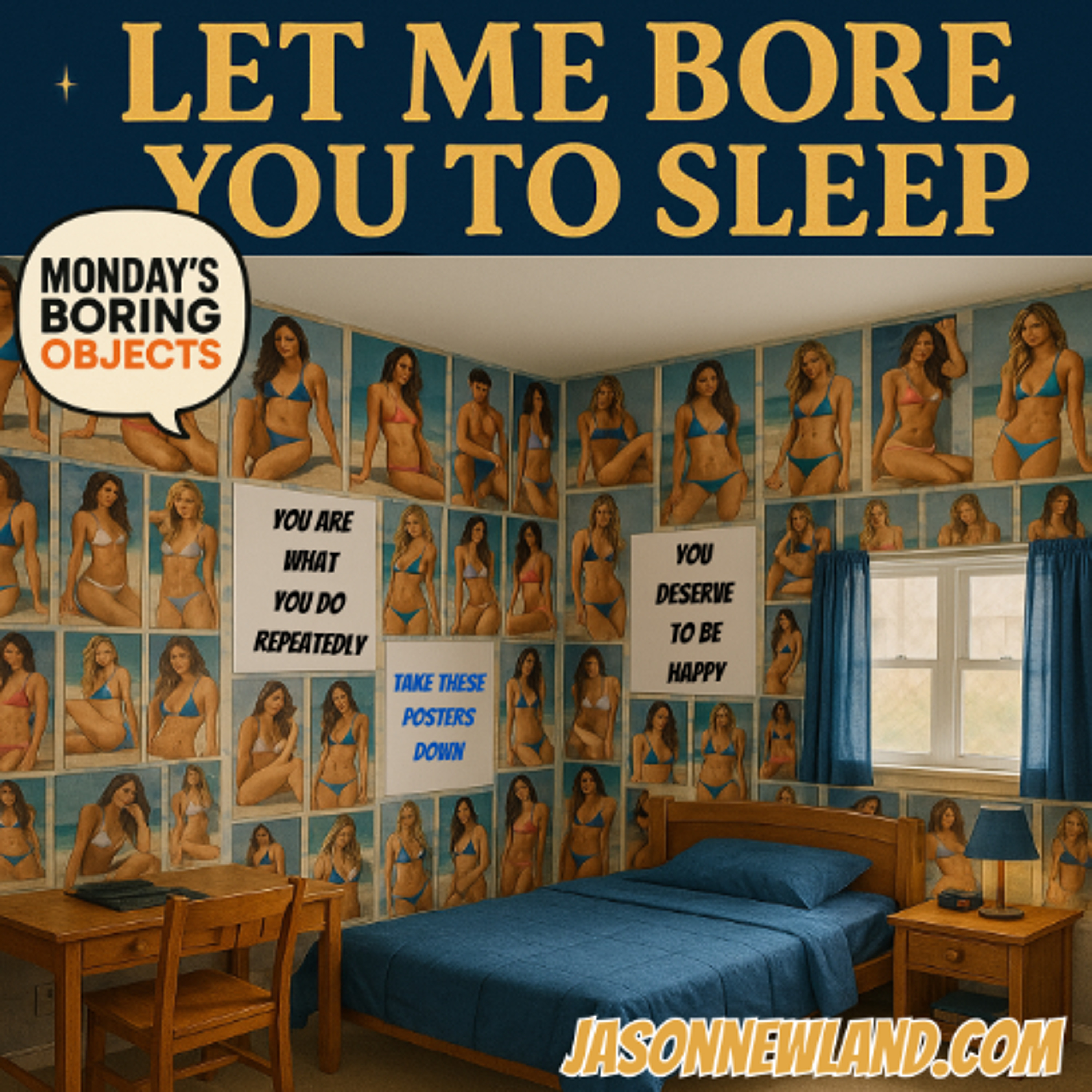 (music) (10 hours) Posters | Monday’s Boring Objects | LMBYTS #1491 | Jason Newland | 17th November 2025