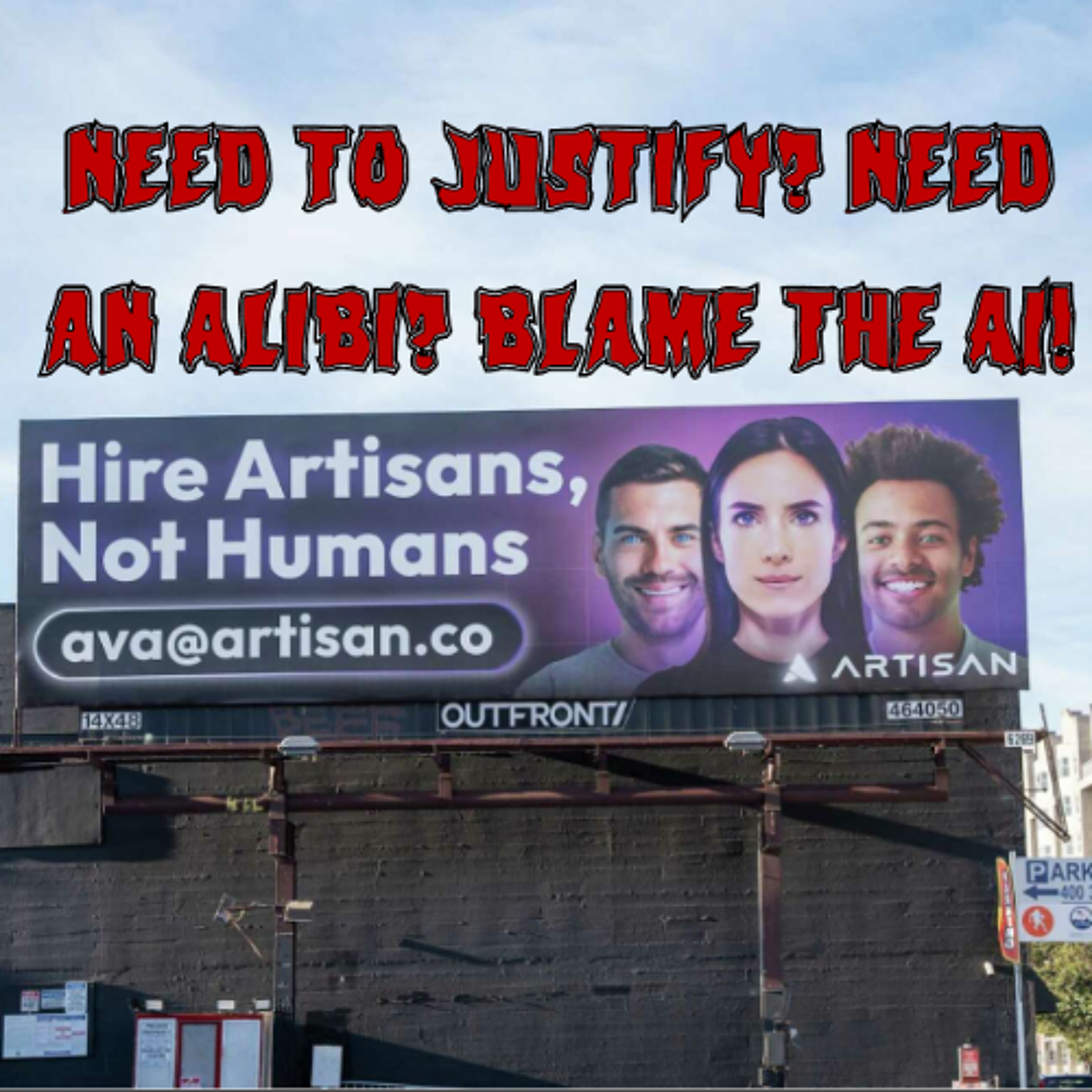 396. Need to Justify? Need an Alibi? Blame the AI!