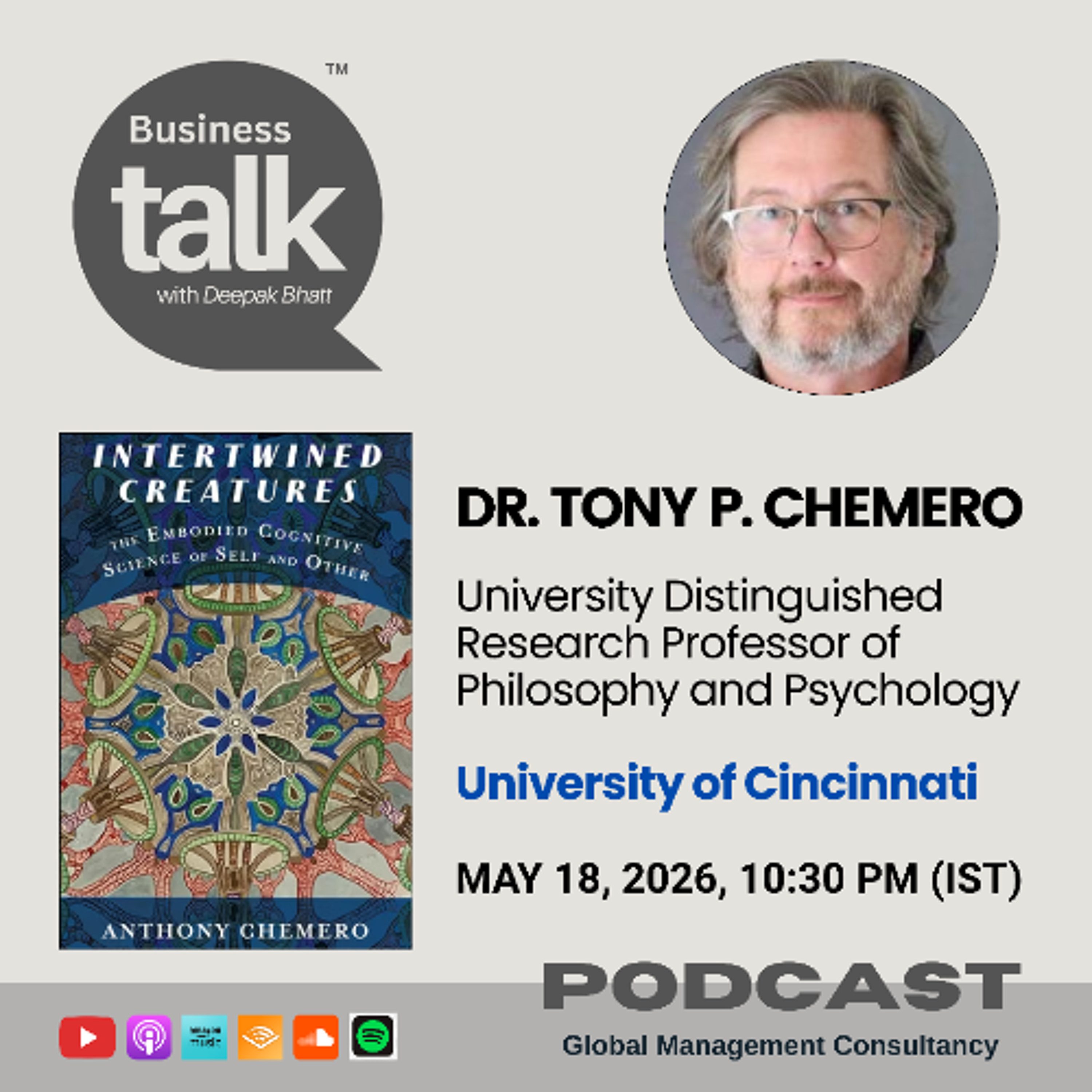 The Self Is Not Alone: How We Are Shaped by Each Other | Dr. Anthony Chemero episode artwork