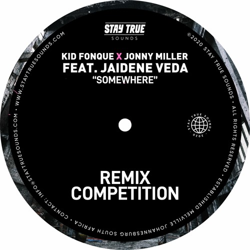 Kid Fonque X Jonny Miller - Somewhere Ft Jaidene Veda (Bantu Muntu Remix)