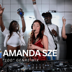 AMANDA SZE | "100" GENRE MIX w/ LIVE SAX 🎷 | Baile, UKG, K-Pop, Anime, Jersey, Vogue & More!