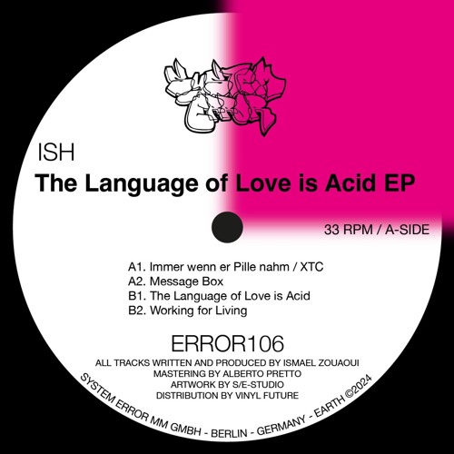 ERROR106 ISH - The Language of Love is Acid EP [ERROR100]