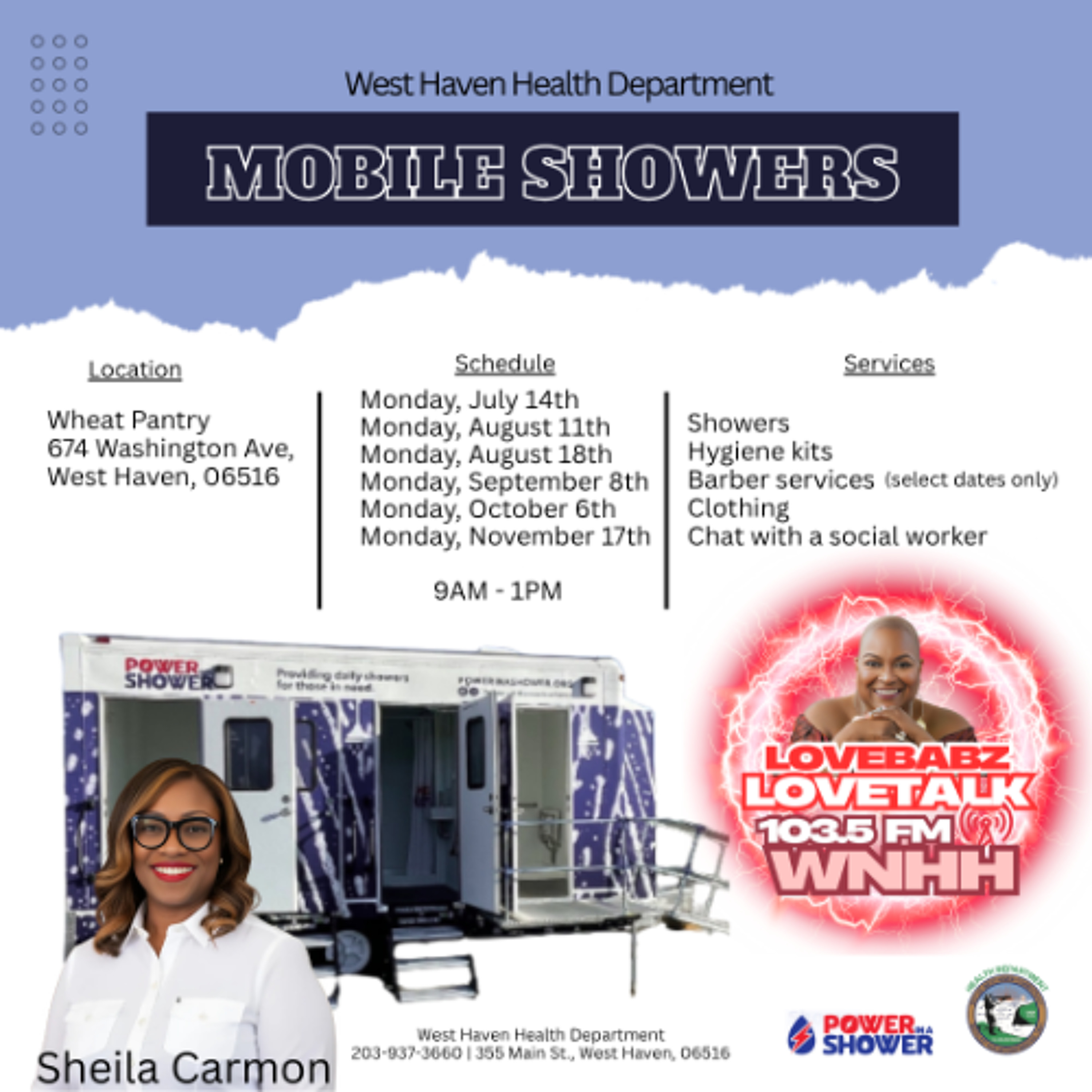LoveBabz LoveTalk: West Haven Health Department Mobile Showers episode artwork