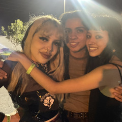 molly at the beach at night