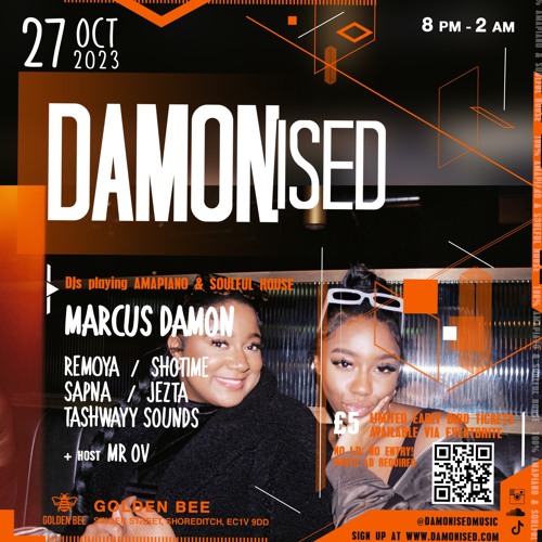 TASHWAYY SOUNDS - DAMONised Promo Mix, Golden Bee Oct 2023